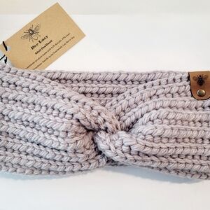 Gray Knitted Headband